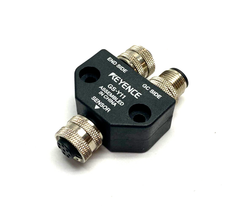 Keyence GS-Y11 Y-Splitter Cable Connector 5-Pin Male/Female - Maverick Industrial Sales