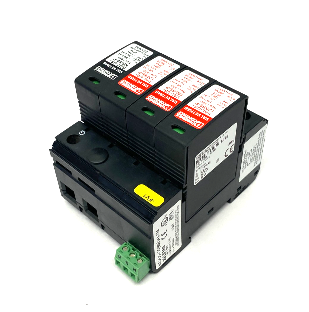 Phoenix Contact VAL-US-120/65/3+1-FM 4-Channel Surge Protection Device 2910360 - Maverick Industrial Sales