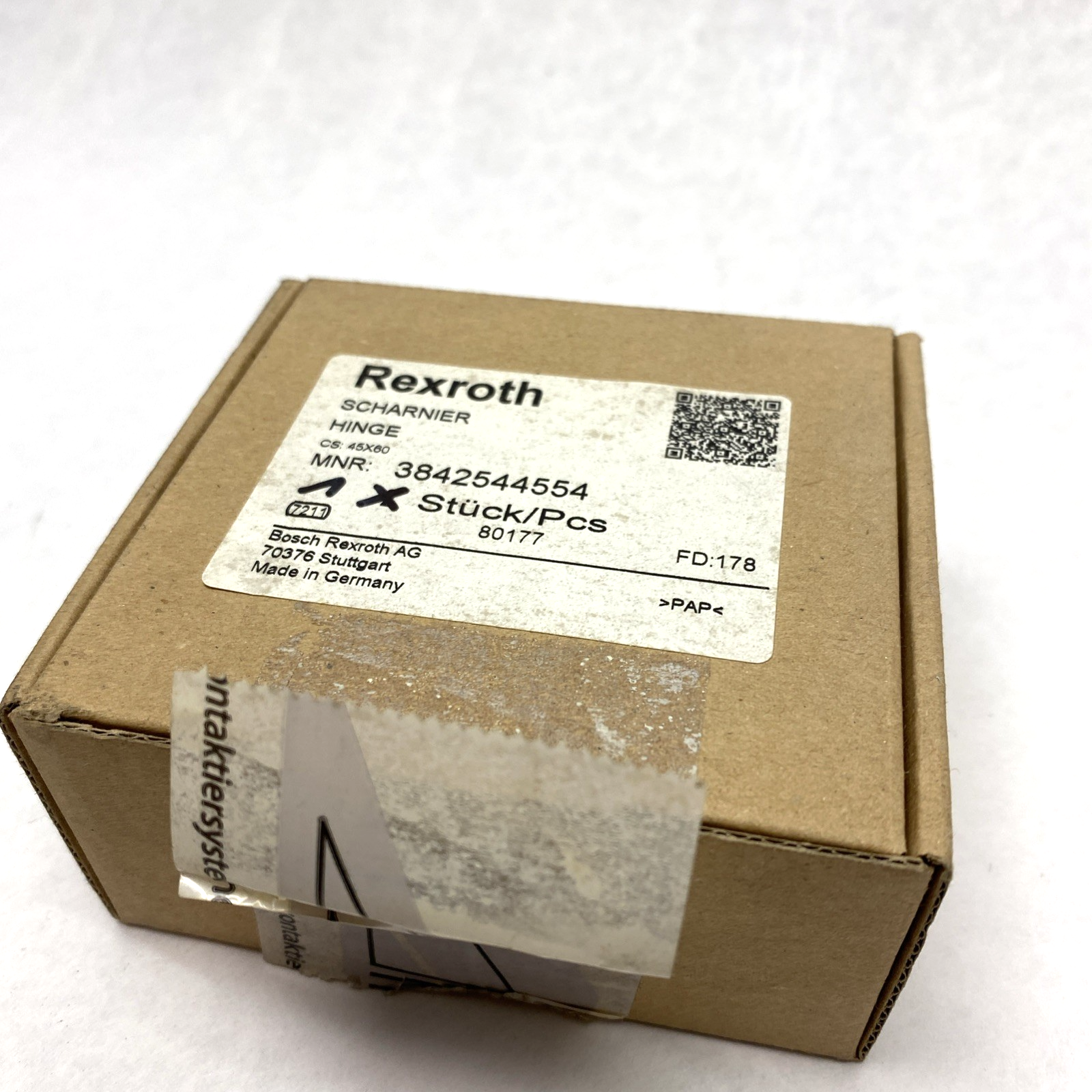 Rexroth 3842544554 Scharnier Hinge 3 842 544 554 BOX OF 1 PCS - Maverick Industrial Sales