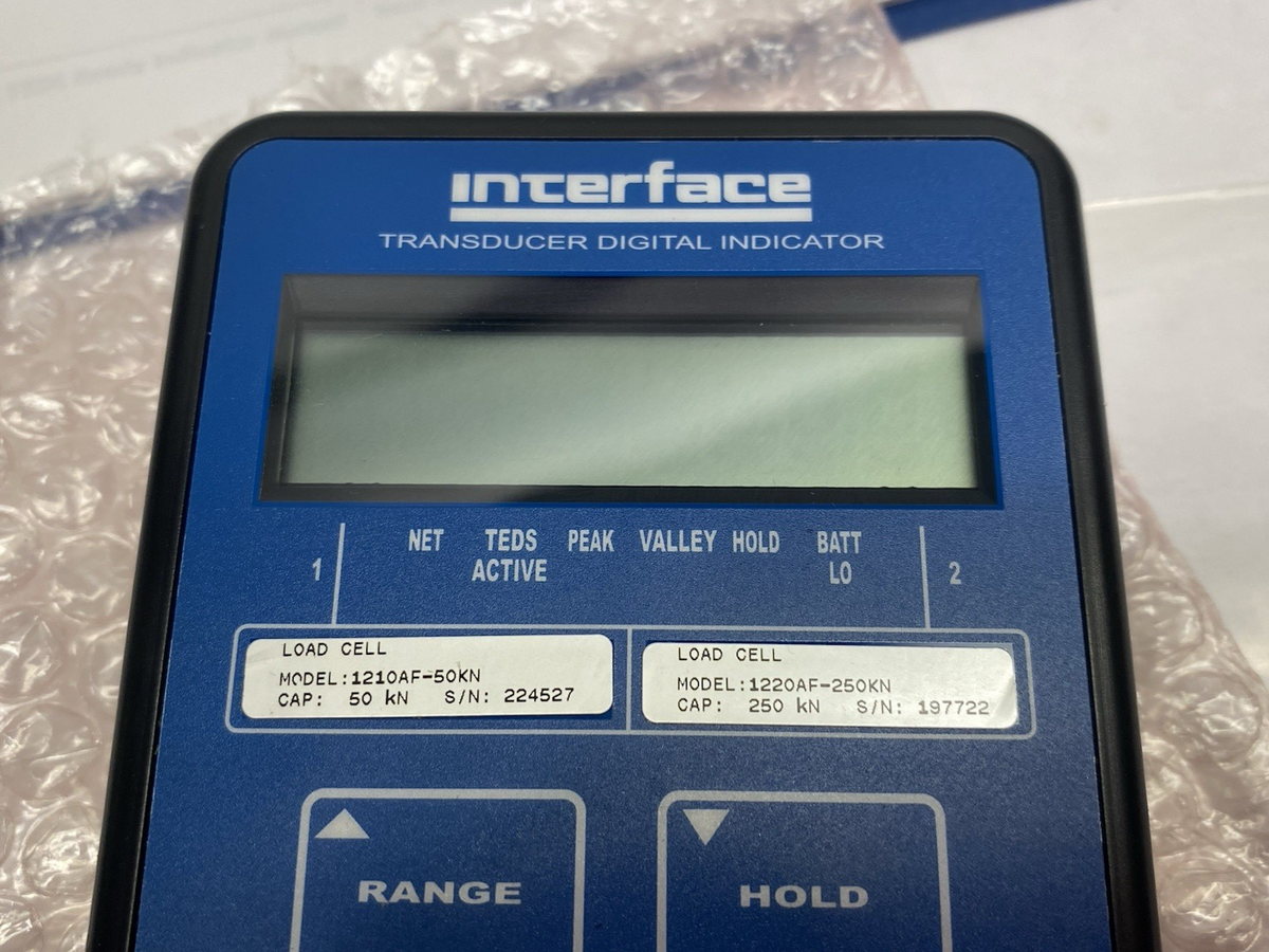 Interface 9320-1 TEDS Digital Load Cell Indicator Instrument, Portable - Maverick Industrial Sales