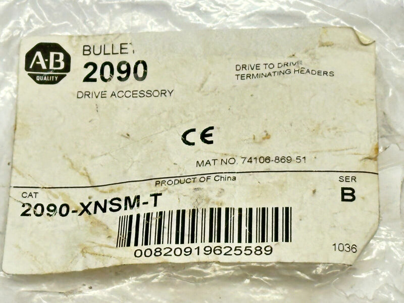 Allen Bradley 2090-XNSM-T Ser B Wiring Header Safe Off Terminating Connection - Maverick Industrial Sales