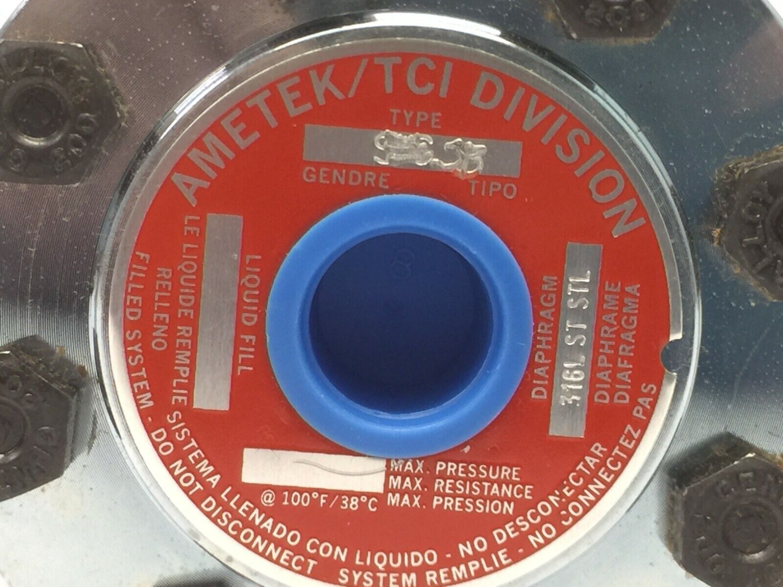 Ametek Type SB General Purpose Diaphragm Seal Element - Maverick Industrial Sales