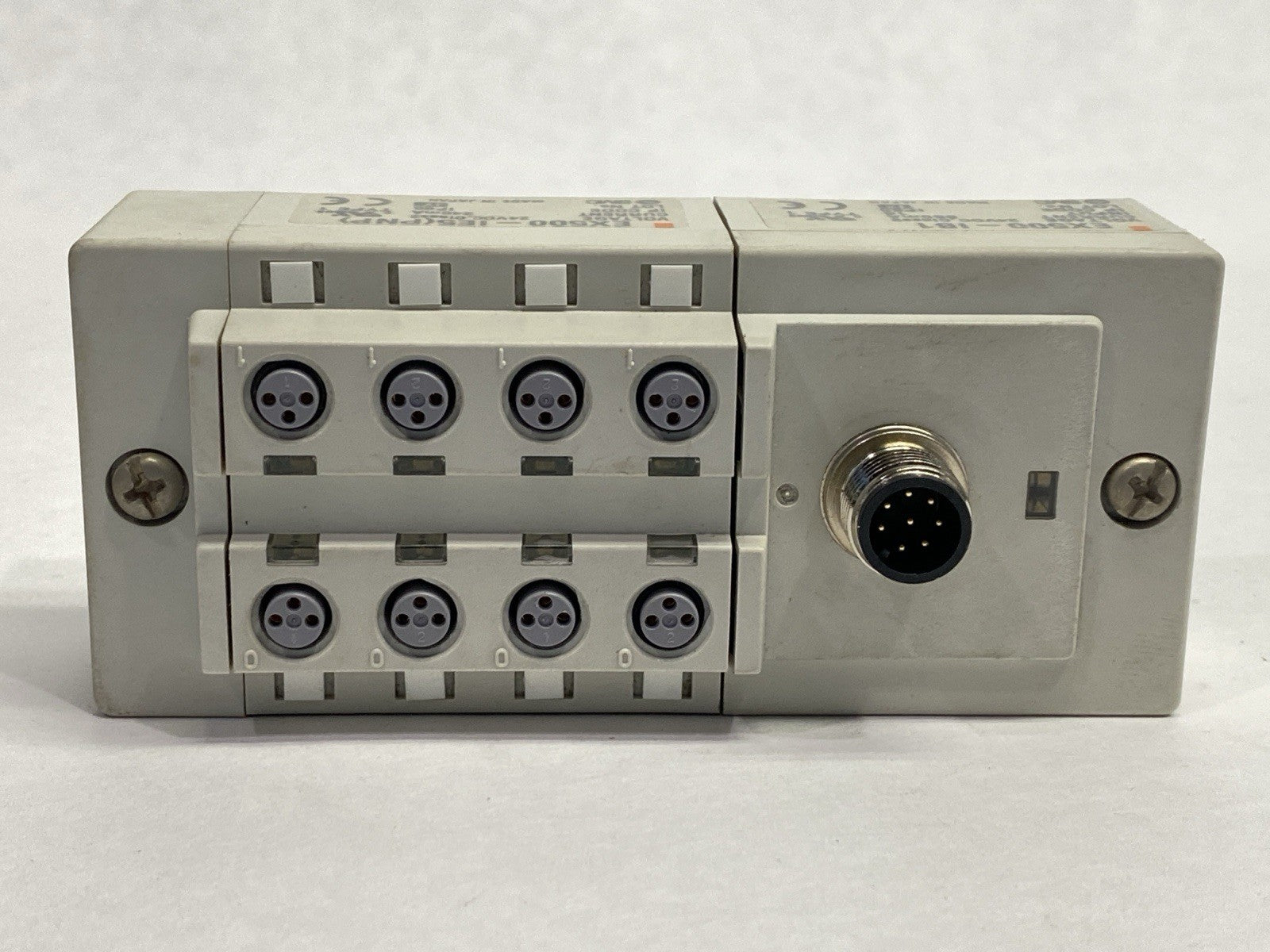 SMC EX500-IB1 DeviceNet Input Base Unit w/ EX500-IE5 Input Block 8x M8 3-Pin - Maverick Industrial Sales