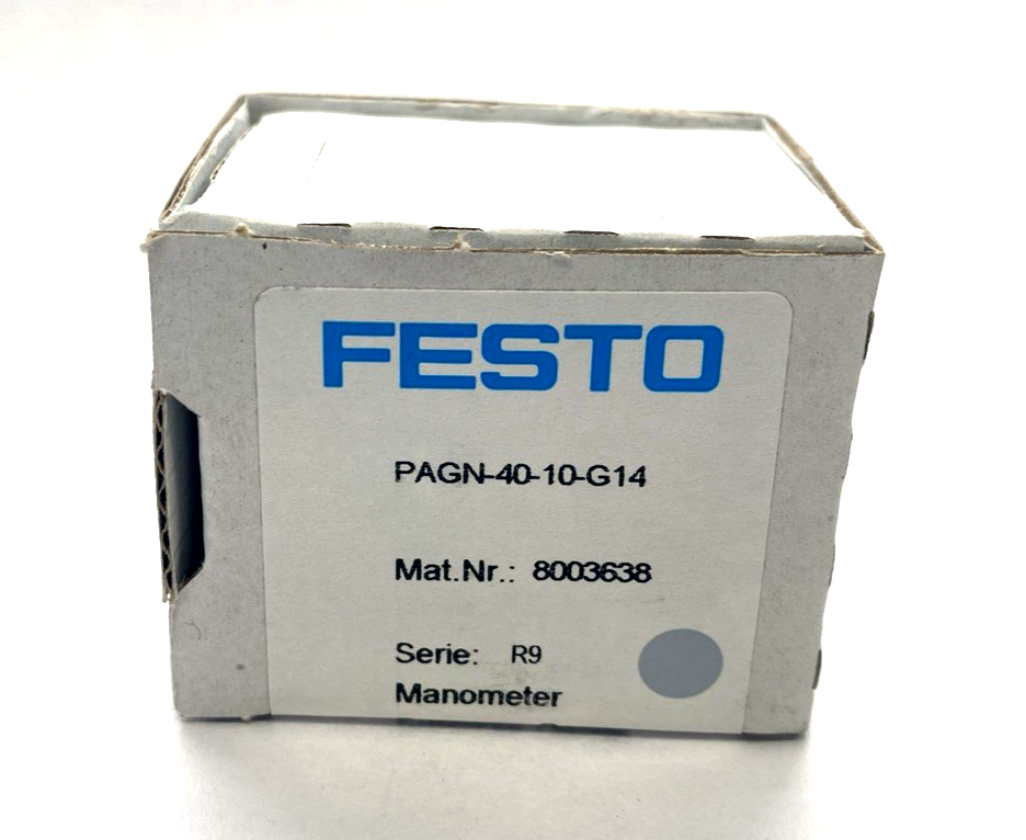 Festo PAGN-40-10-G14 Pressure Gauge 8003638 - Maverick Industrial Sales