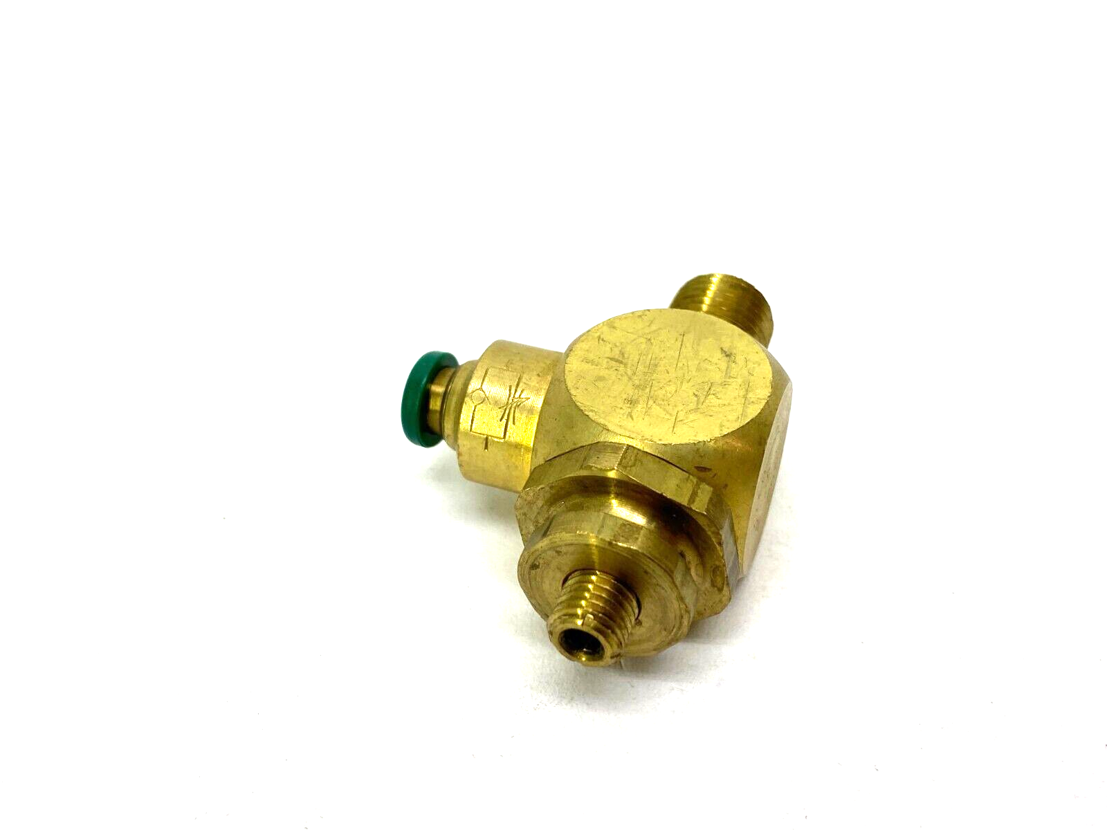 Parker 3251-2525 Brass Flow Control Valve 1/4" Tube 1/4" NPT Thread 32512525 - Maverick Industrial Sales