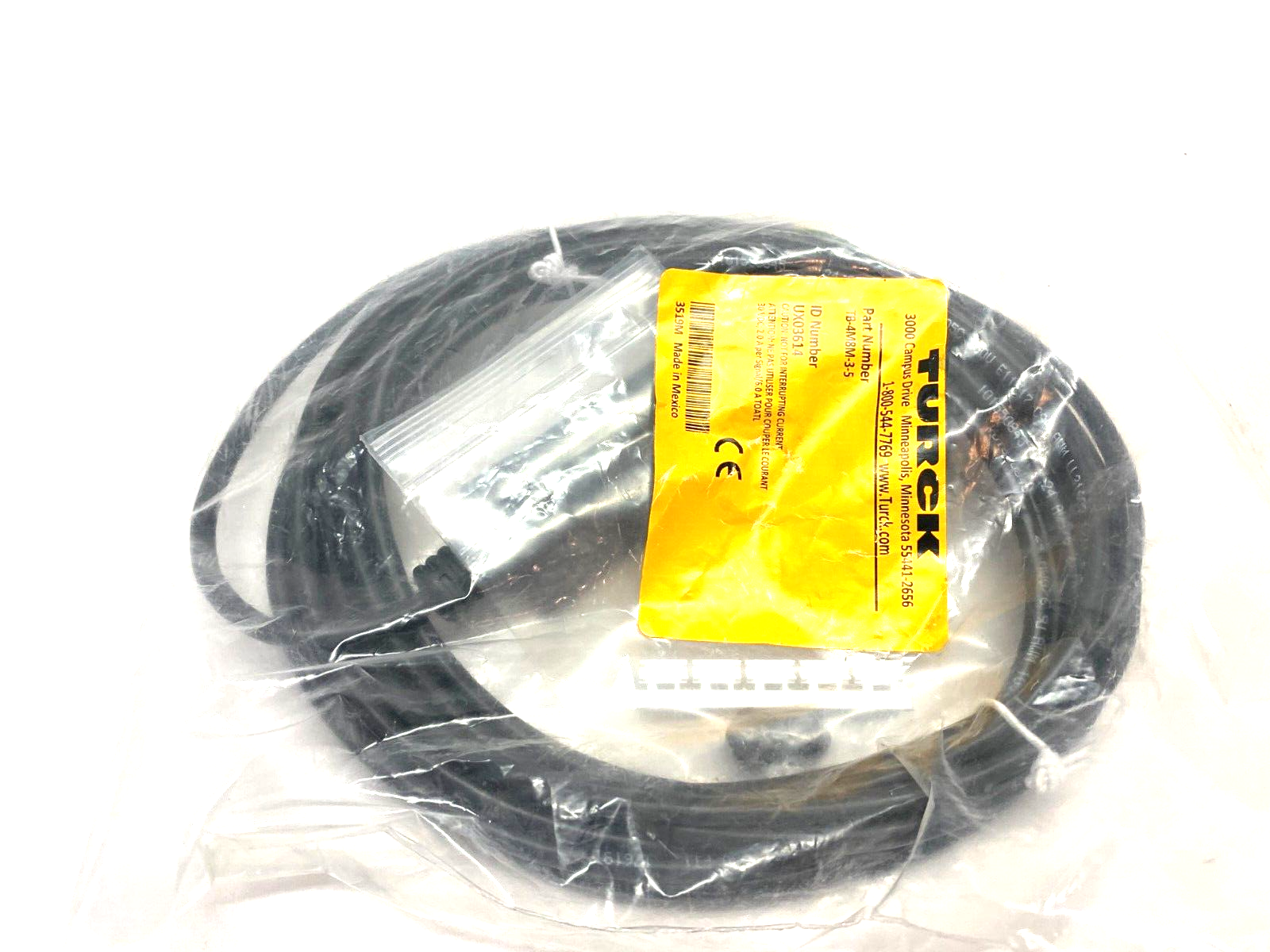 Turck TB-4M8M-3-5 Passive Junction Box 4-Port UX03614 - Maverick Industrial Sales