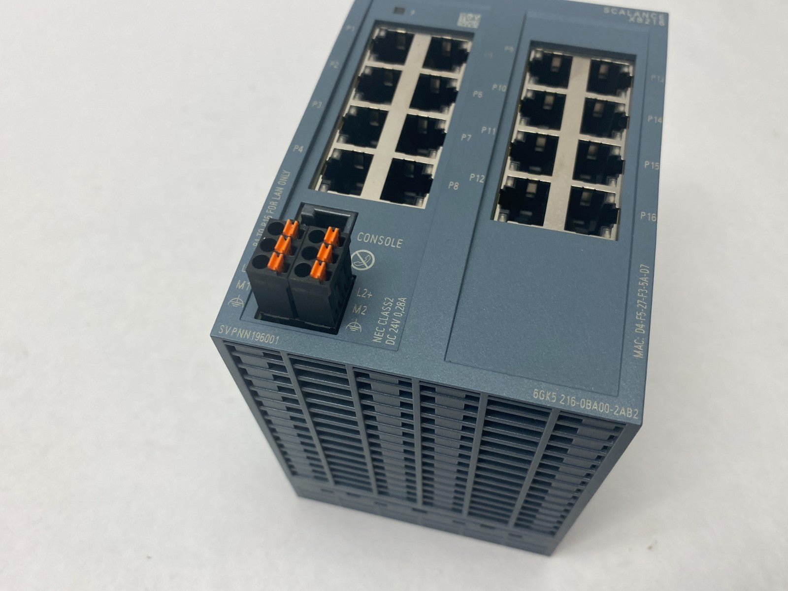 Siemens 6GK5 216-0BA00-2AB2 SCALANCE XB216 Man. Layer Industrial Ethernet Switch - Maverick Industrial Sales