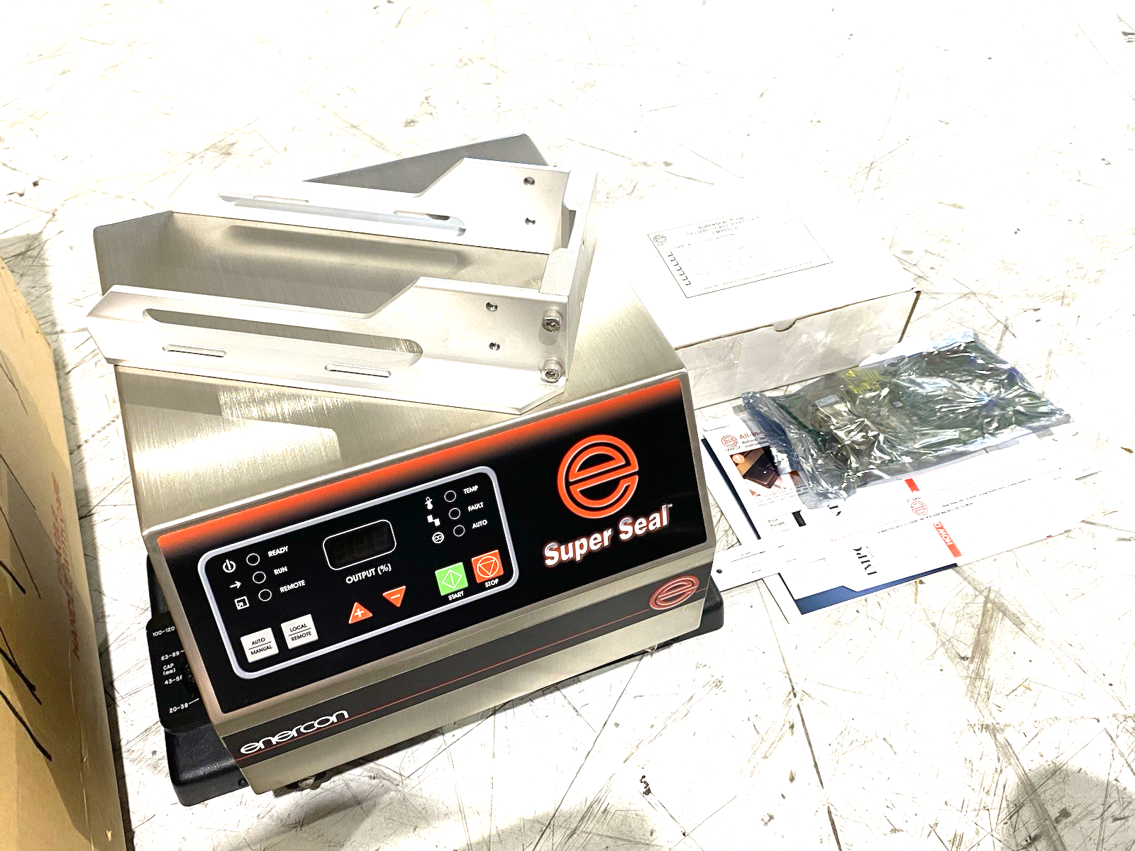 Enercon LM5022-222 Super Seal™ 100 Induction Cap Sealer, w/ Spare Parts Kit - Maverick Industrial Sales