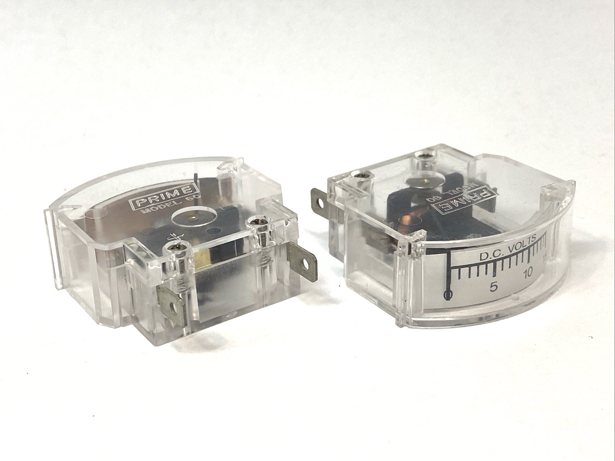 Prime 111-0025 Model 60 Panel Meter 0-15VDC LOT OF 2 - Maverick Industrial Sales