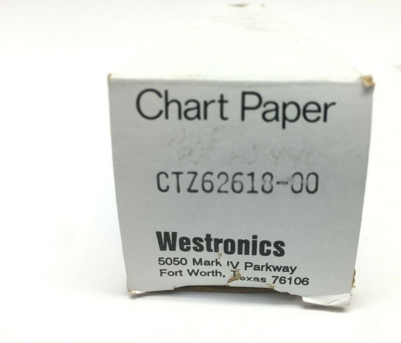 Westronics CTZ62618 Strip Chart Paper 12-3/8" x 100 FT Roll 0-600 Range - Maverick Industrial Sales