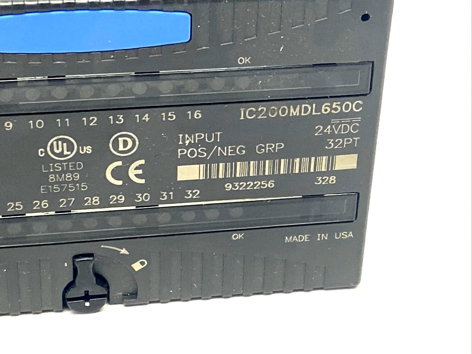 IC200MDL650C | GE Fanuc Input Module 24VDC 32PT - Used - Maverick Industrial Sales
