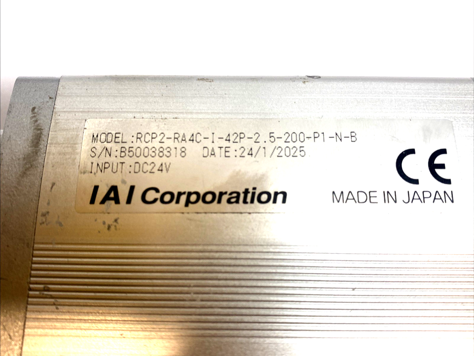 RCP2-RA4C-I-2.5-200-P1-N-B | IAI Electric Rod Actuator 200mm Stroke 24VDC - For parts or not working - Maverick Industrial Sales