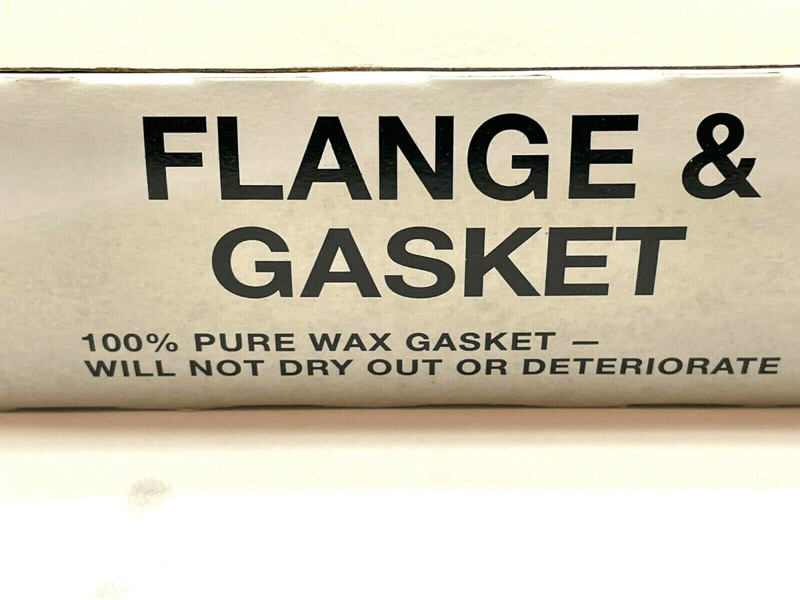 Toilet Wax Sealing Ring Gasket w/ Flange 3/4" Thick Fits 3" and 4" Waste Line - Maverick Industrial Sales
