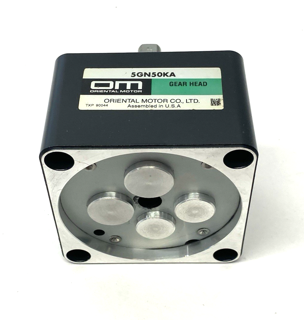 Oriental Motor 5GN50KA Gear Head Parallel Shaft 50:1 SHAFT MARKINGS - Maverick Industrial Sales