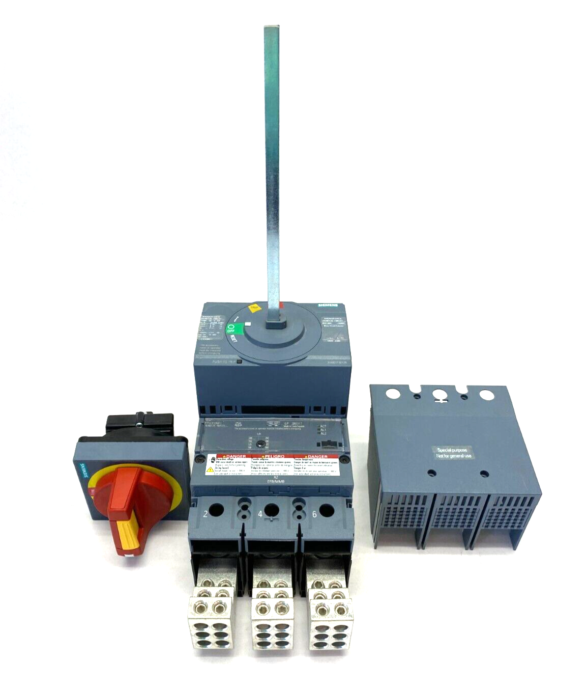Siemens 3VA6125-1MS31-0AA0 Molded Case Circuit Breaker 3-Pole 3ZW1012-1VA20-0AA0 - Maverick Industrial Sales