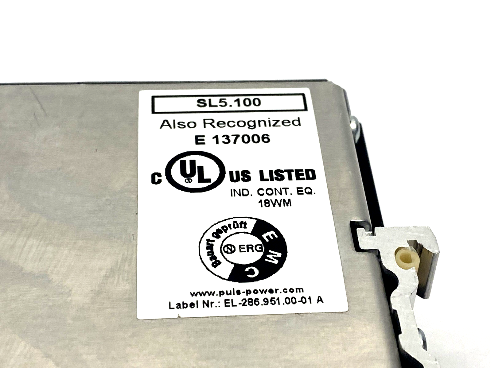 SL5.100 | Puls Single Phase DIN Rail Power Supply 115/230VAC 24VDC 5A 120W - Used - Maverick Industrial Sales