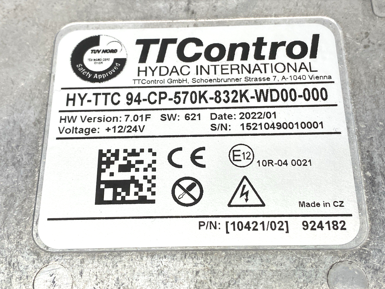 Hydac 924182 Mobile Controller C Programming Environment HY-TTC 94-CP-570K-832K - Maverick Industrial Sales