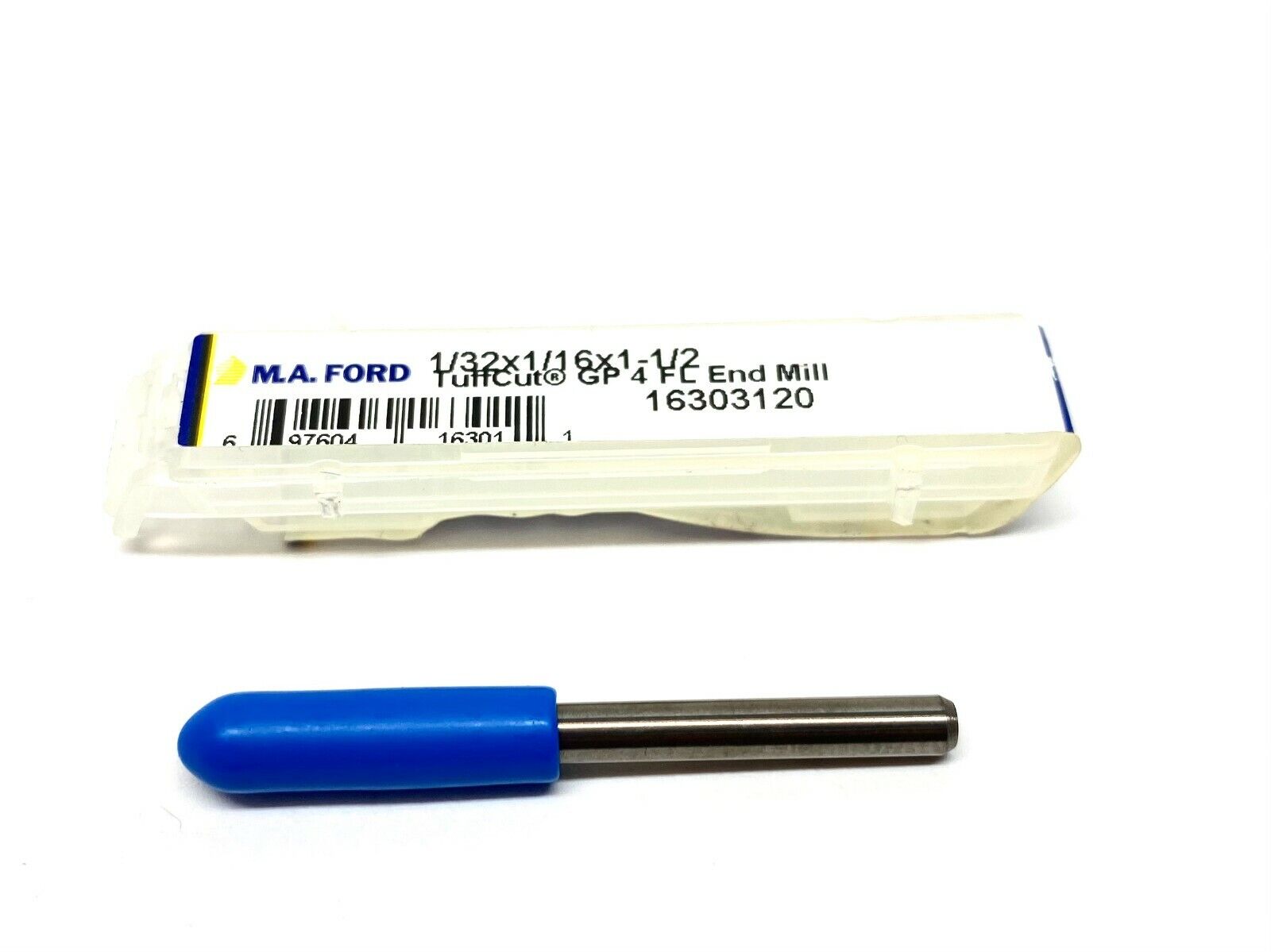 M.A. Ford TuffCut 16303120 End Mill Stub 1/32" Dia. x 1/16" Flute x 1-1/2" OAL - Maverick Industrial Sales