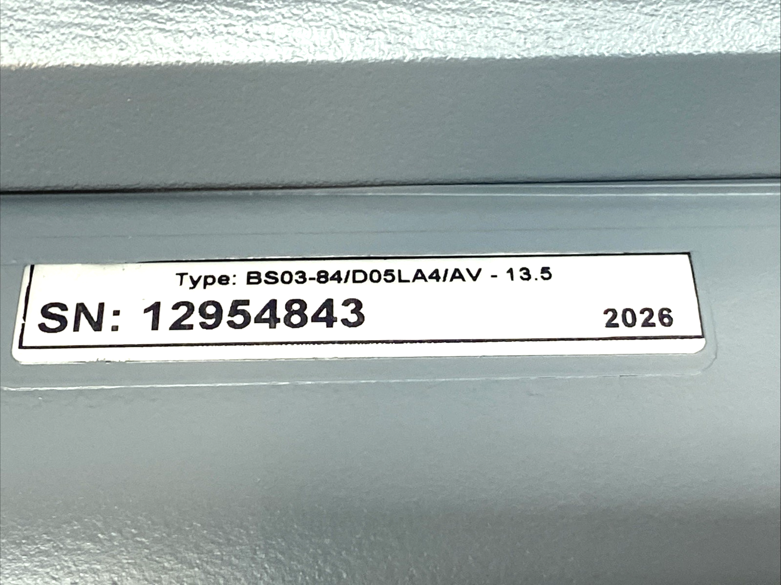 BS03-84/D05LA4/AV-13.5 | Bauer Gearmotor 0.4HP 0.3kW H1/II/A - New – Open box - Maverick Industrial Sales