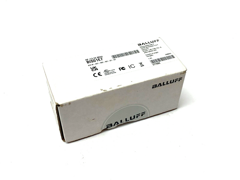 Balluff BIS01E7 Washdown Plus HF Read/Write Head BIS M-4A7-082-401-07-S4 - Maverick Industrial Sales