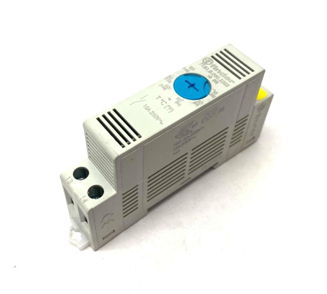 Finder 7T.81.0.000.2303 Miniature Panel Thermostat - Maverick Industrial Sales