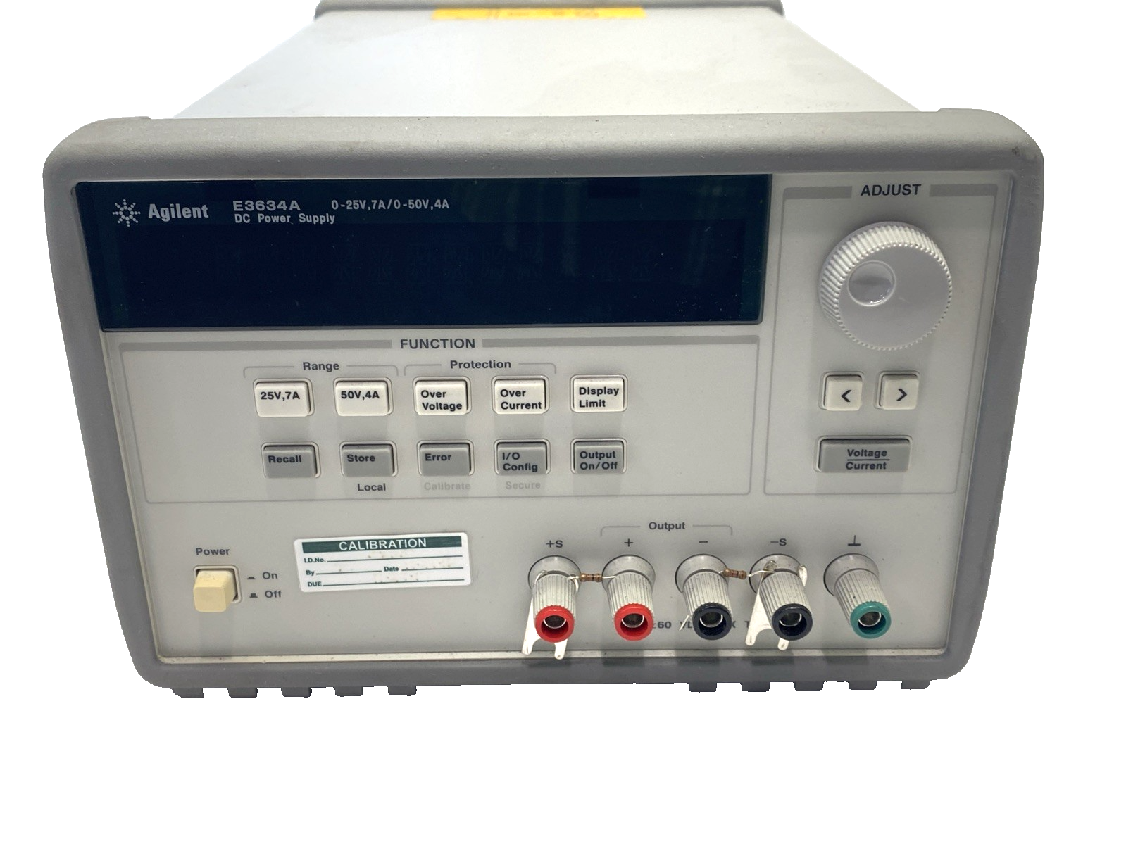 Agilent E3634A Keysight DC Power Supply, Selectable, 0-25VDC 0-7A, 0-50VDC 0-4A - Maverick Industrial Sales