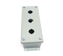 Hoffman E3PBG Type 12 3-Button Pushbutton Enclosure 22.5mm Holes - Maverick Industrial Sales