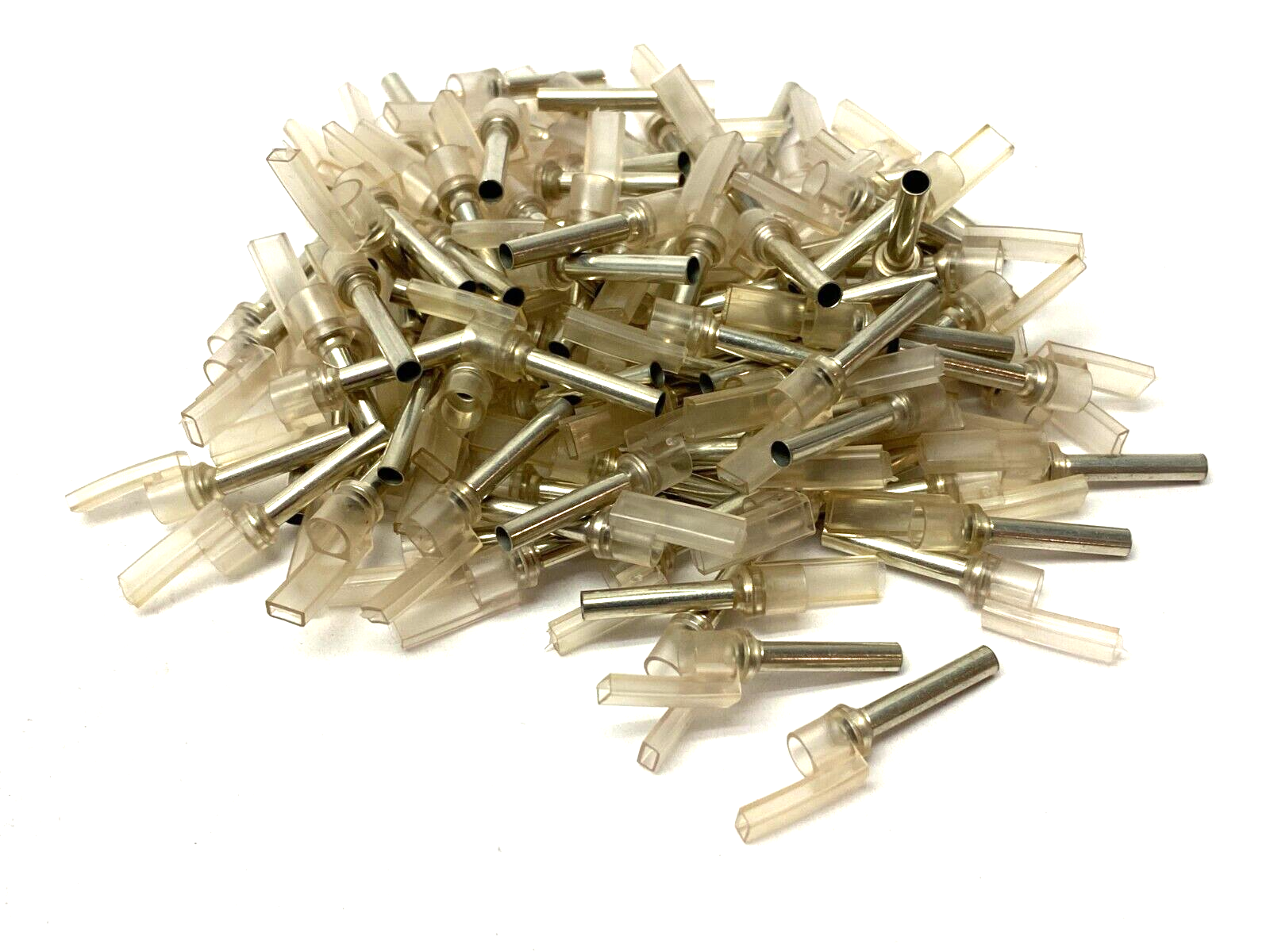 Grafoplast 711/40 17mm Spark Crimp-On Pins for Cable O.D. 4mm OPEN BOX OF 99 - Maverick Industrial Sales