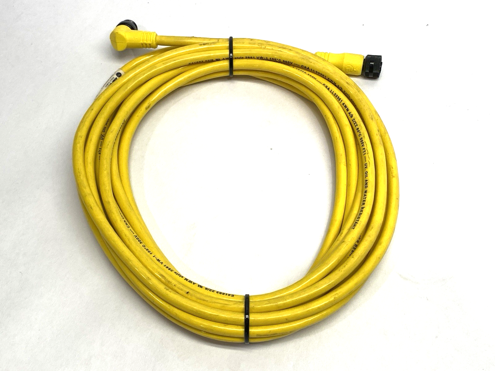 889R-F6ECRE-5 | Allen Bradley Ser. B Double End AC Micro Cable F/M M12 5m - Used - Maverick Industrial Sales