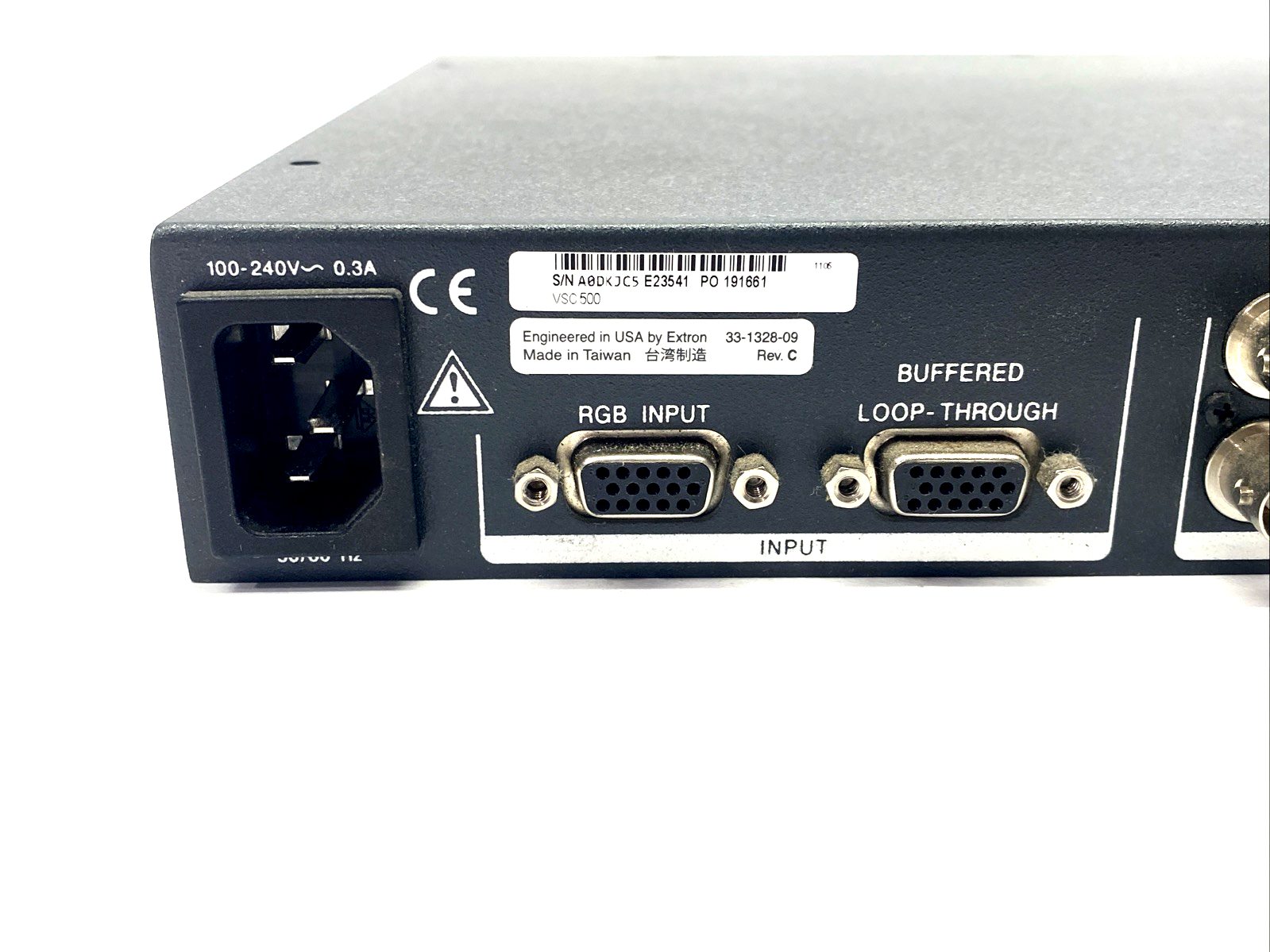 VSC 500 | Extron High Resolution Video Scan Converter 33-1328-09 Rev. C - Used - Maverick Industrial Sales