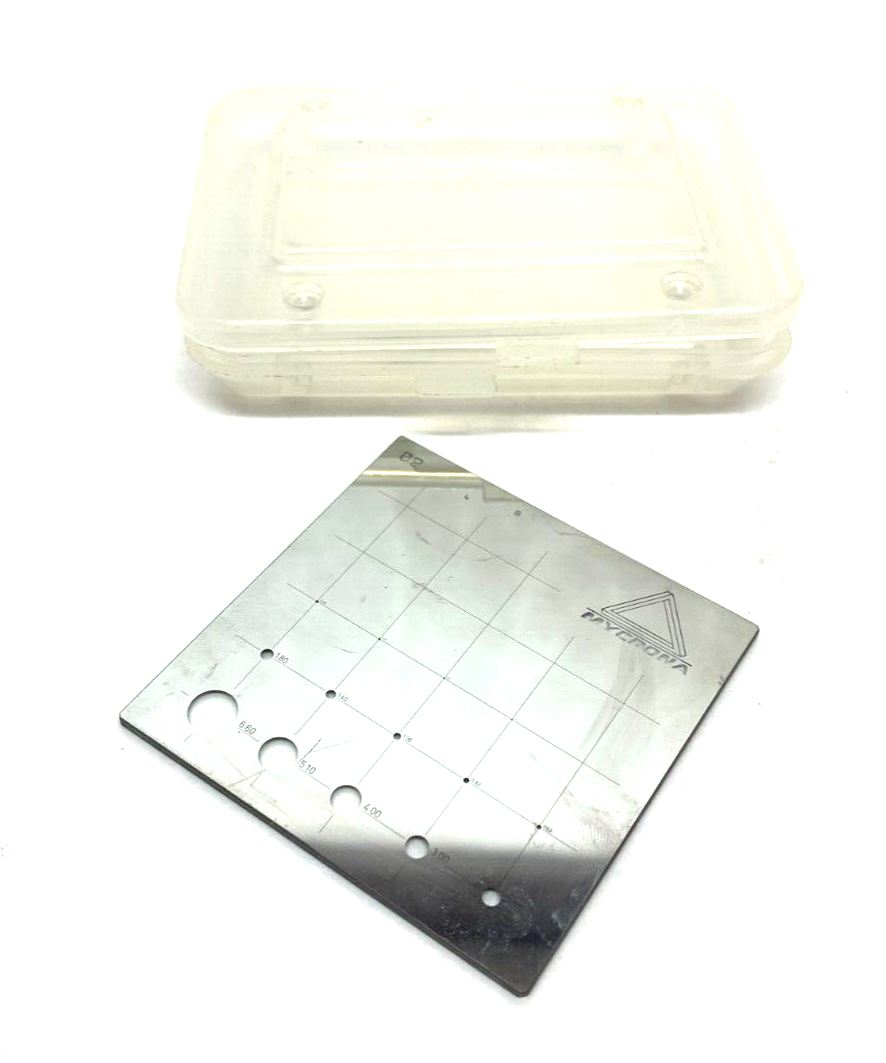 Mycrona No. 02 Reflective Multi-Size Hole Laser Cutting Template - Maverick Industrial Sales