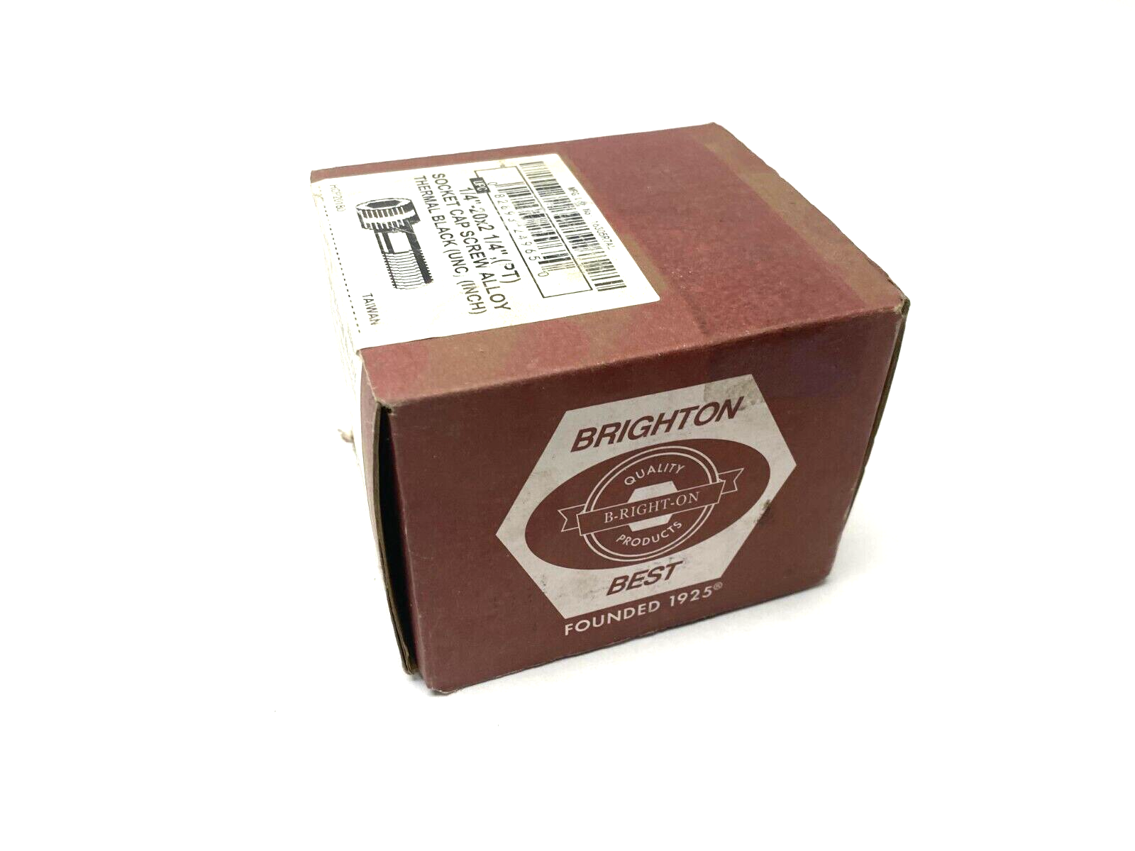 Brighton 011163 Thermal Black Alloy Socket Cap Screw 1/4"-20x2-1/4" BOX OF 100 - Maverick Industrial Sales
