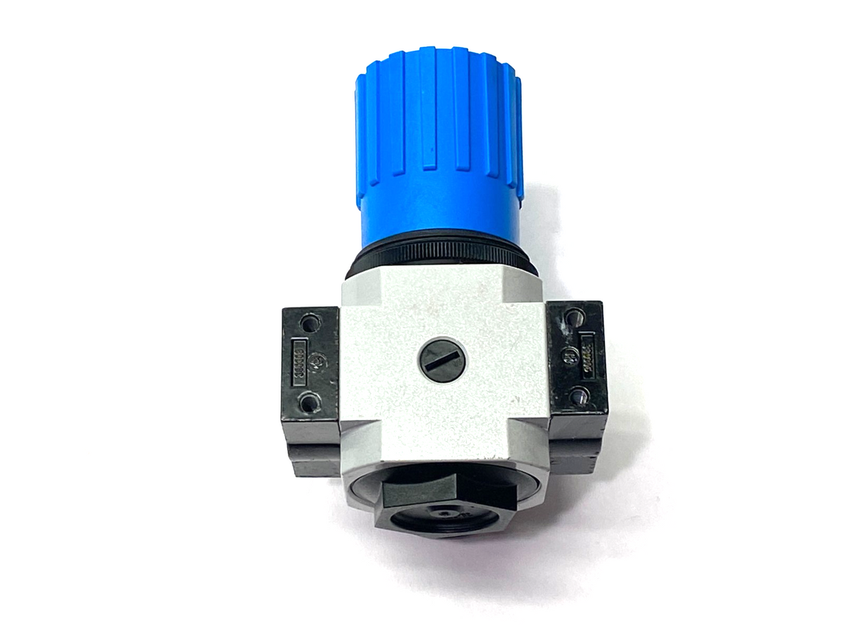 Festo LR-3/4-D-7-MIDI Pneumatic Pressure Regulator 162587 w/ Numatics Gauge - Maverick Industrial Sales