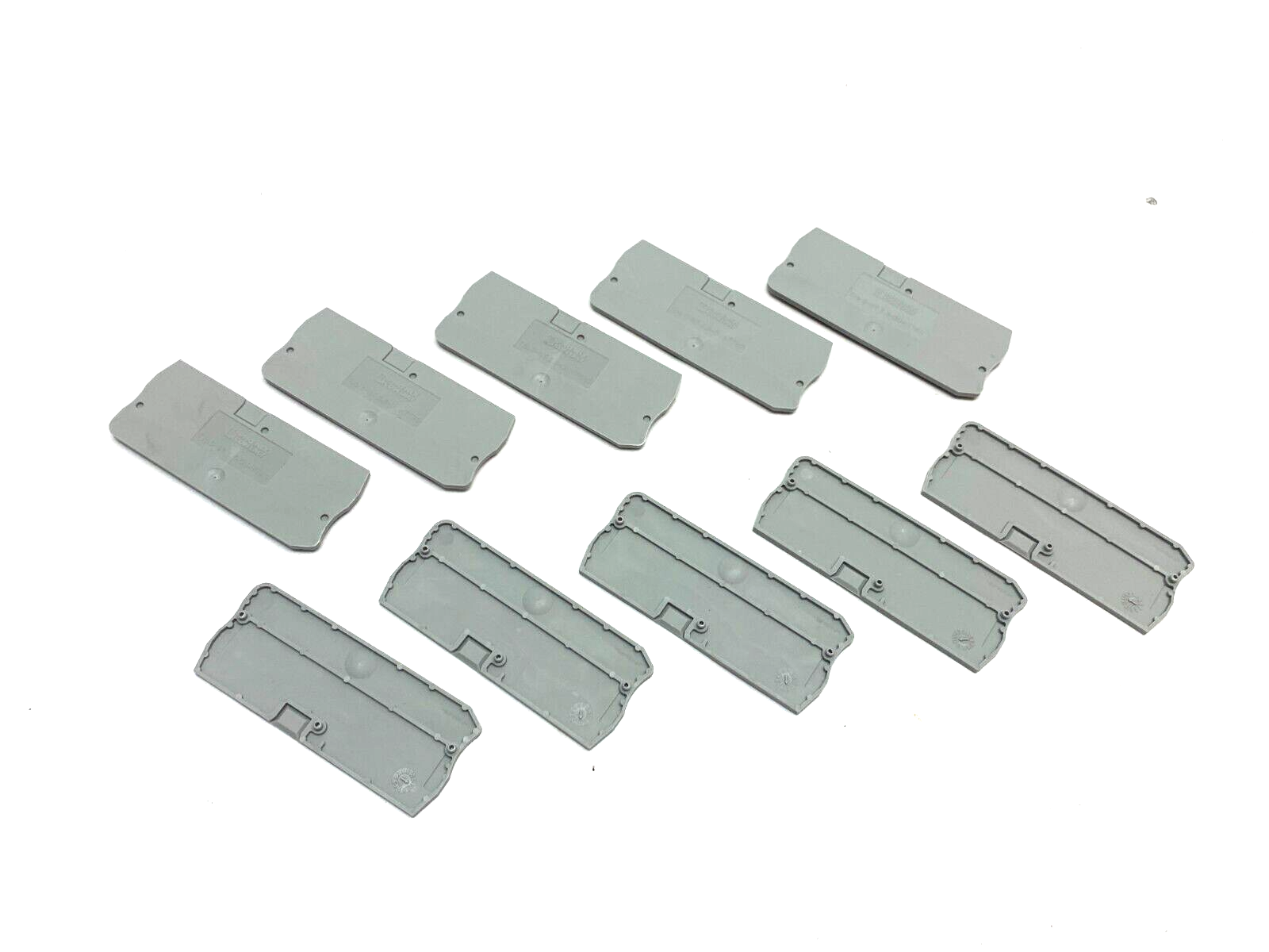 Phoenix Contact D-ST 2,5-QUATTRO Terminal End Cover Gray 3030514 LOT OF 10 - Maverick Industrial Sales