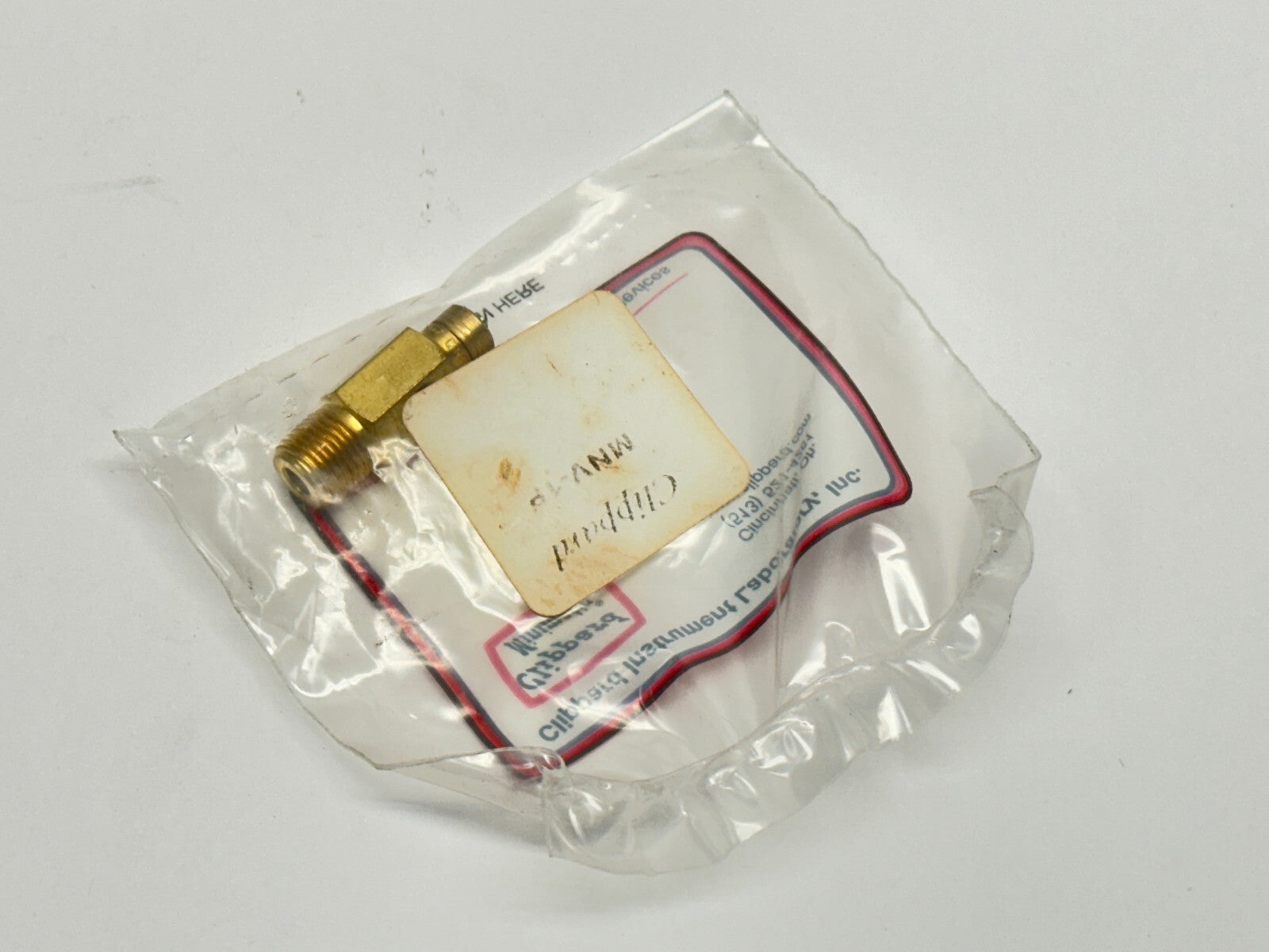 Clippard MNV-1P Adjustable Control Needle Valve 1/8" NPT Inlet #10-32 Outlet - Maverick Industrial Sales