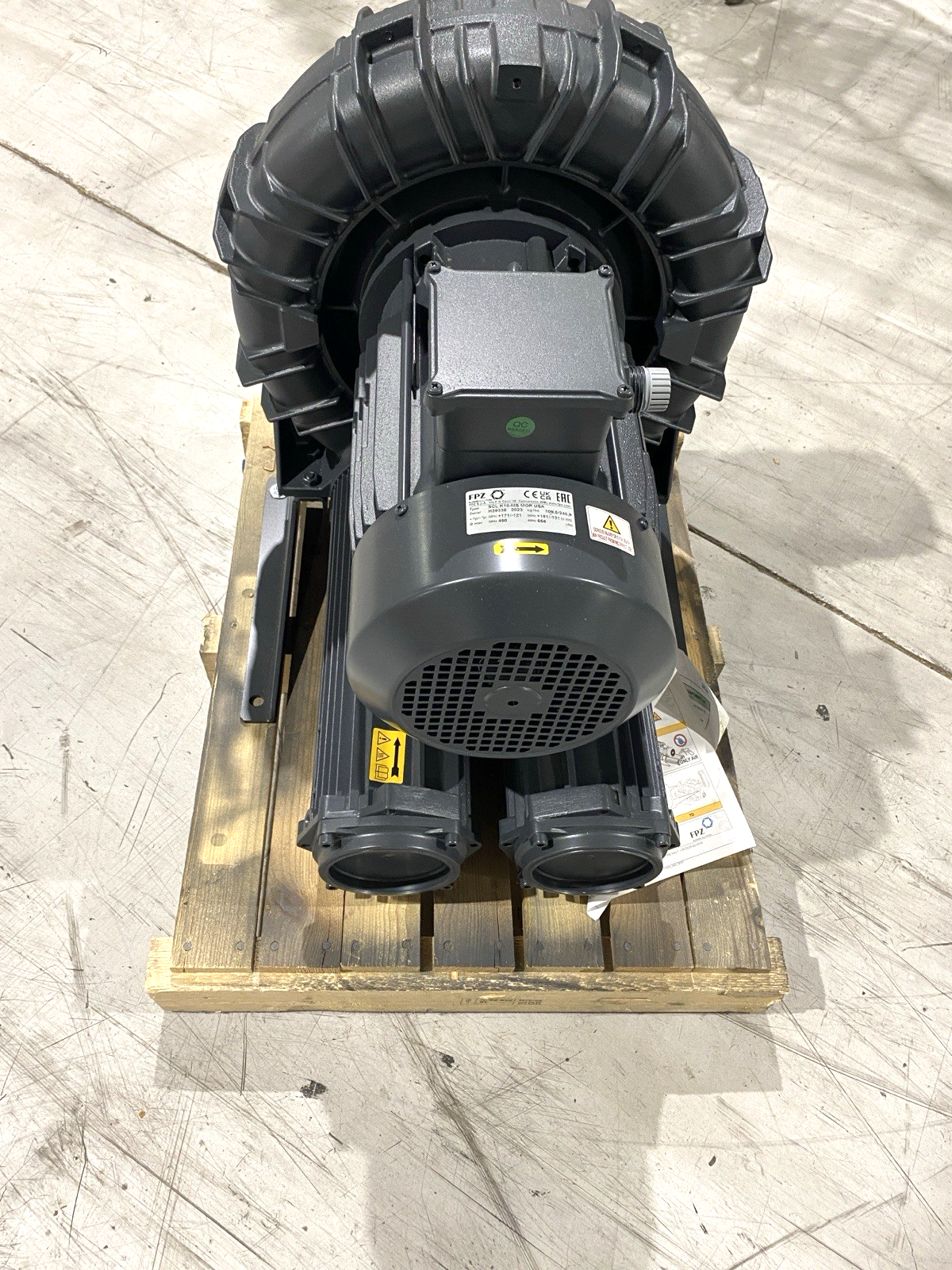 FPZ SCL K10-MS Regenerative Blower 200-460V 20HP - Maverick Industrial Sales