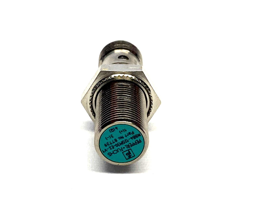 NBB4-12GM30-E2-V1 | Pepperl+Fuchs Inductive Sensor, M12, 4mm PNP NO 87739 - Used - Maverick Industrial Sales