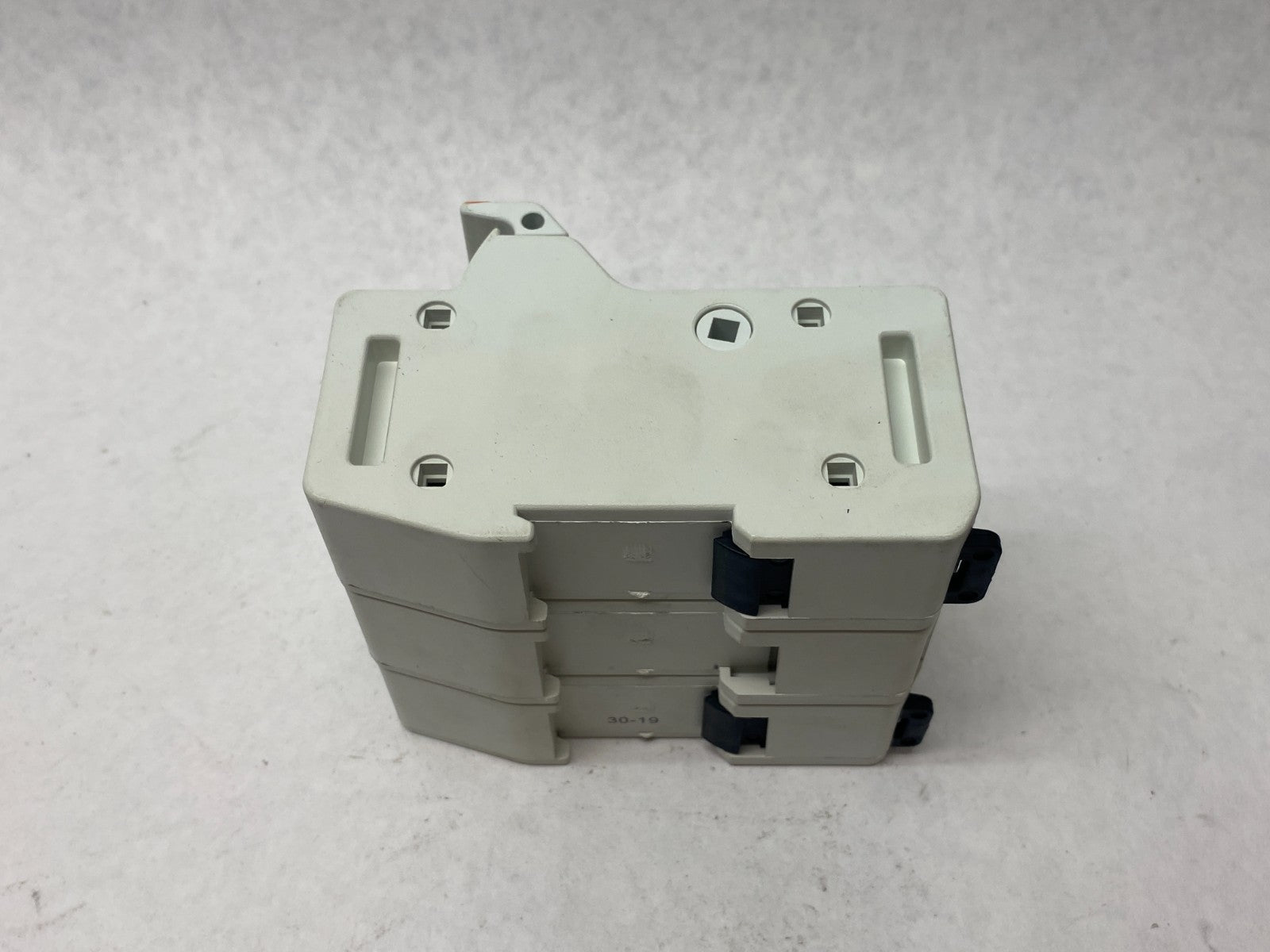 Mersen US3J3 Fuse Holder 3-Pole w/ Bussmann LPJ-30SP Low-Peak Fuses - Used - Maverick Industrial Sales