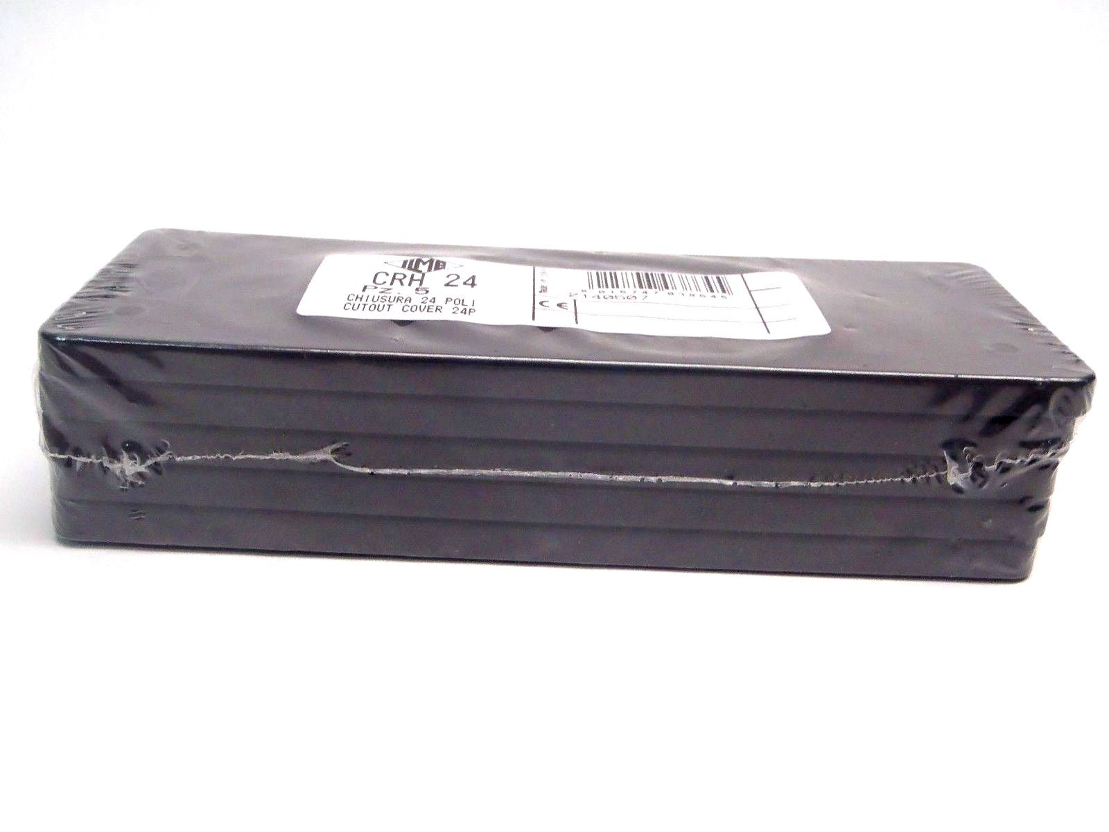 ILME CRH-24 PL 4 Hole Black Cutout Covers 23699 6x2 LOT OF 5 - Maverick Industrial Sales