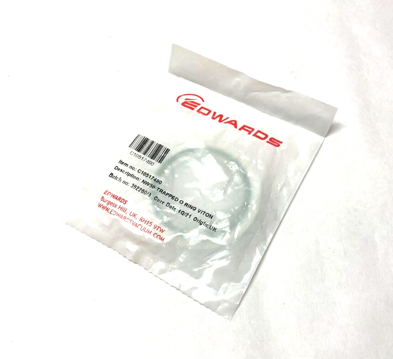 Edwards C10517490 Trapped O-Ring Viton Seal NW50 - Maverick Industrial Sales