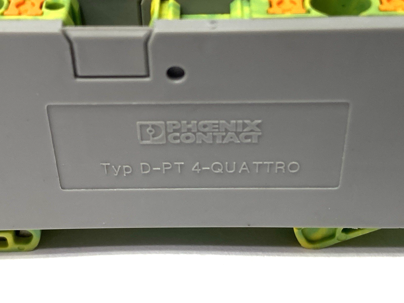 PT 4-QUATTRO-PE | Phoenix Contact Terminal Block 3211809 w/ End Covers LOT OF 10 - Used - Maverick Industrial Sales