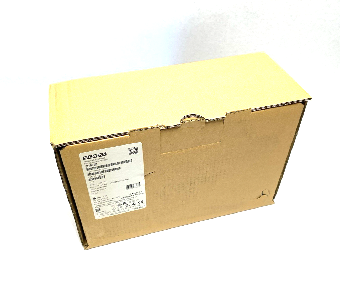 6SL3210-1KE23-2AF1 | Siemens SINAMICS G120C Drive Unit PN 15,0KW FILA - New – Open box - Maverick Industrial Sales