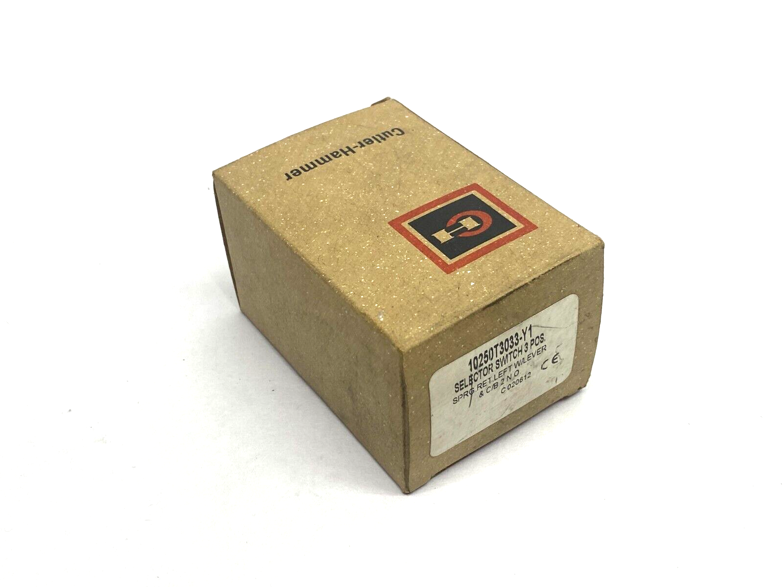 Eaton Cutler-Hammer 10250T3033-Y1 Selector Switch, 3-Pos, Spring Left, 2 N.O. - Maverick Industrial Sales