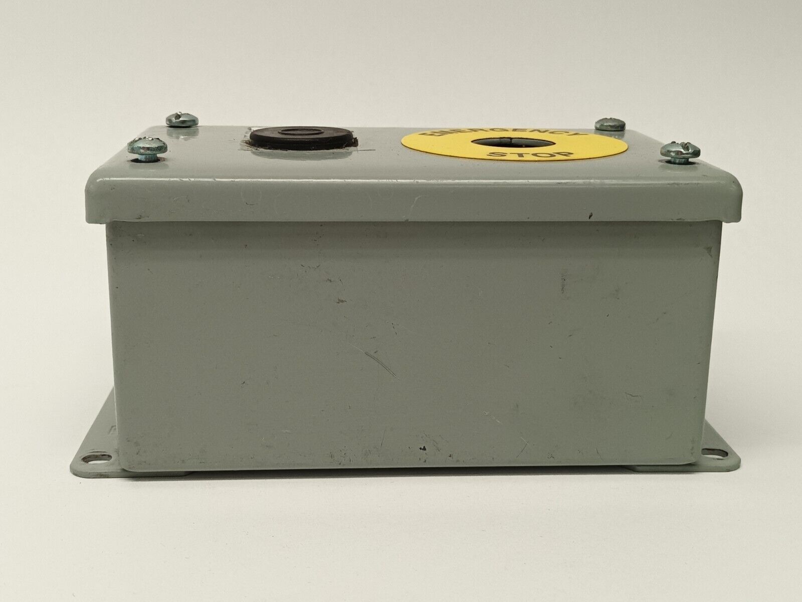 Hoffman E2PBG Pushbutton Enclosure Gray Steel - Maverick Industrial Sales