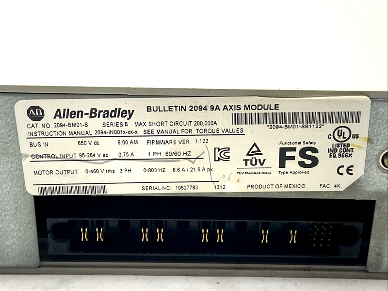 Allen Bradley 2094-BM01-S Ser. B Kinetix 6000 Servo Drive - Maverick Industrial Sales