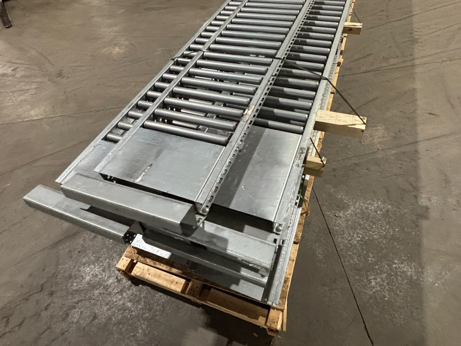 Mallard Manufacturing 192"L x 16"W Gravity Flow Racking, 16'L, LOT OF 18 - Maverick Industrial Sales