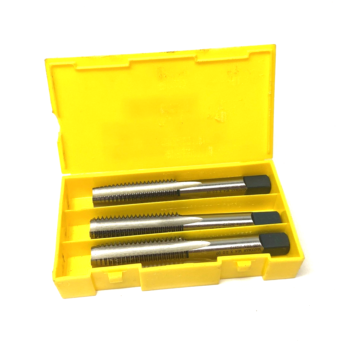 Marxman 84844 Metric HSS Tap Set M14 x 2.0 D7 4-Flute ‎3-19/32″ OAL 3-PACK - Maverick Industrial Sales