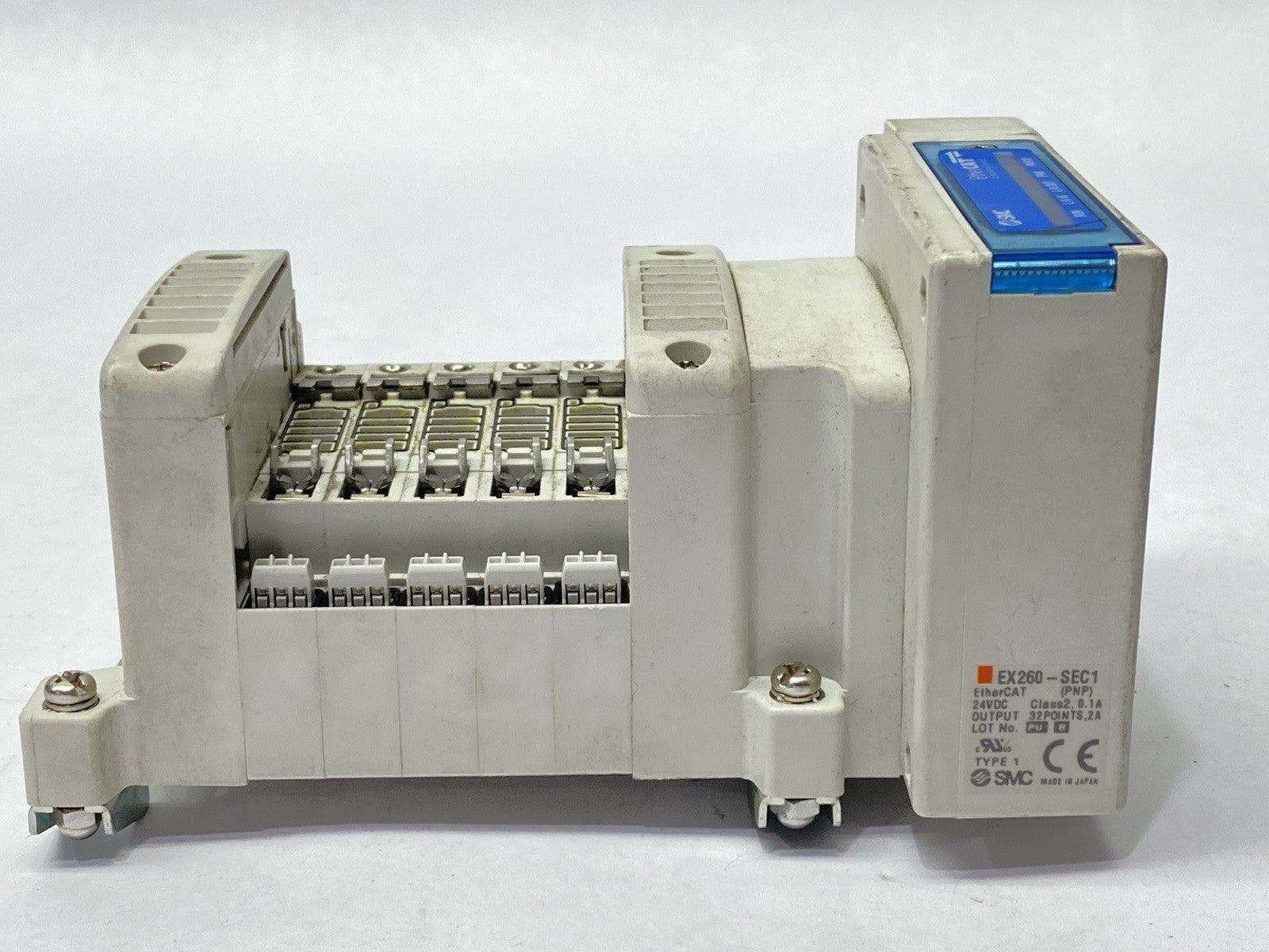 SMC VV5QC11-05C45DA-D0S Pneumatic Manifold Base 5-Station EX260-SEC1 EtherCAT - Maverick Industrial Sales
