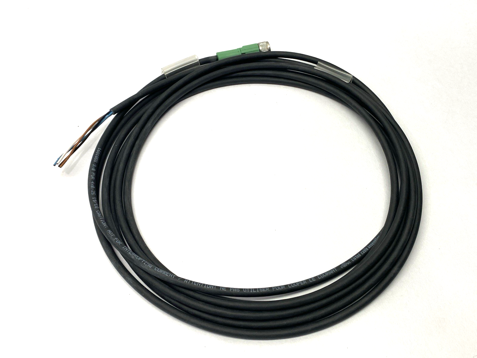 Phoenix Contact SAC-4P- 3,0-PUR/M 8FS Single-Ended Cable M8 3m 1681855 - Maverick Industrial Sales