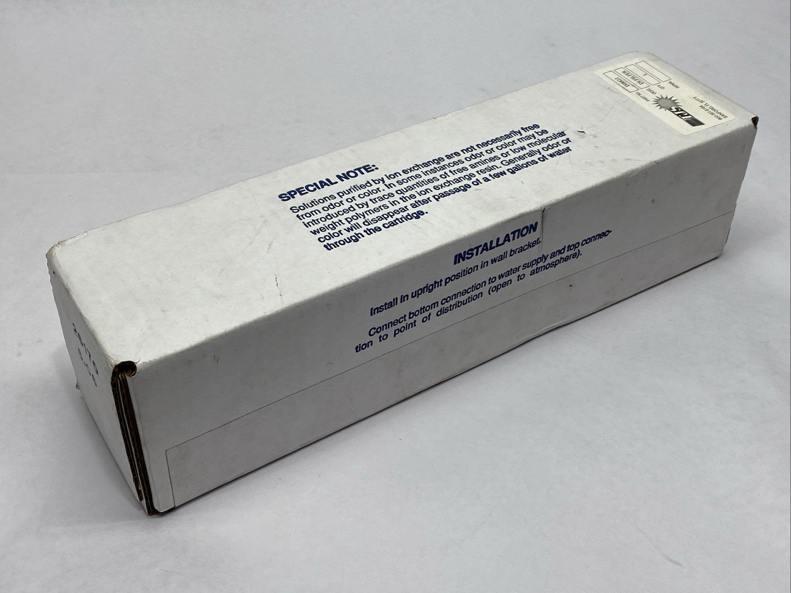 TJS DI8822 Laser DI Filter Oxygen/Mixed Bed Cartridge Z50221 - New - Maverick Industrial Sales